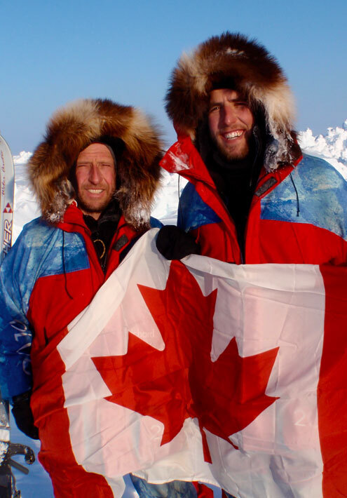 Richard and Tessum Weber set the world speed record to the North Pole, from land, skiing in 42 days, 18 hours and 52 minutes.